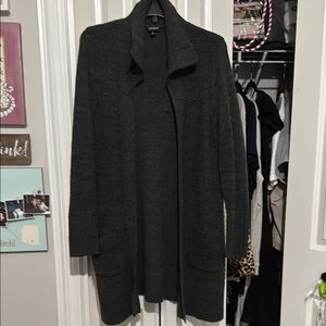 Torrid Gray Knit Cardigan Sweater